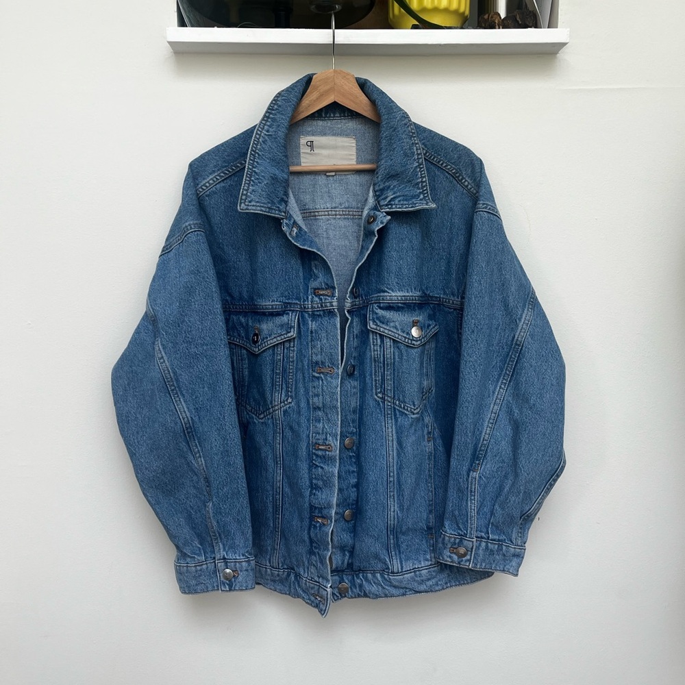 The Weston Denim Boyfriend Denim Jacket by Pilcro